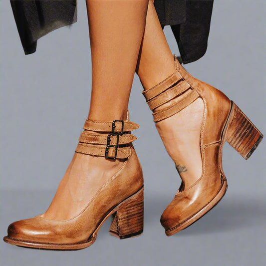 Botas cortas elegantes y cómodas para mujer, diseño versátil y transpirable