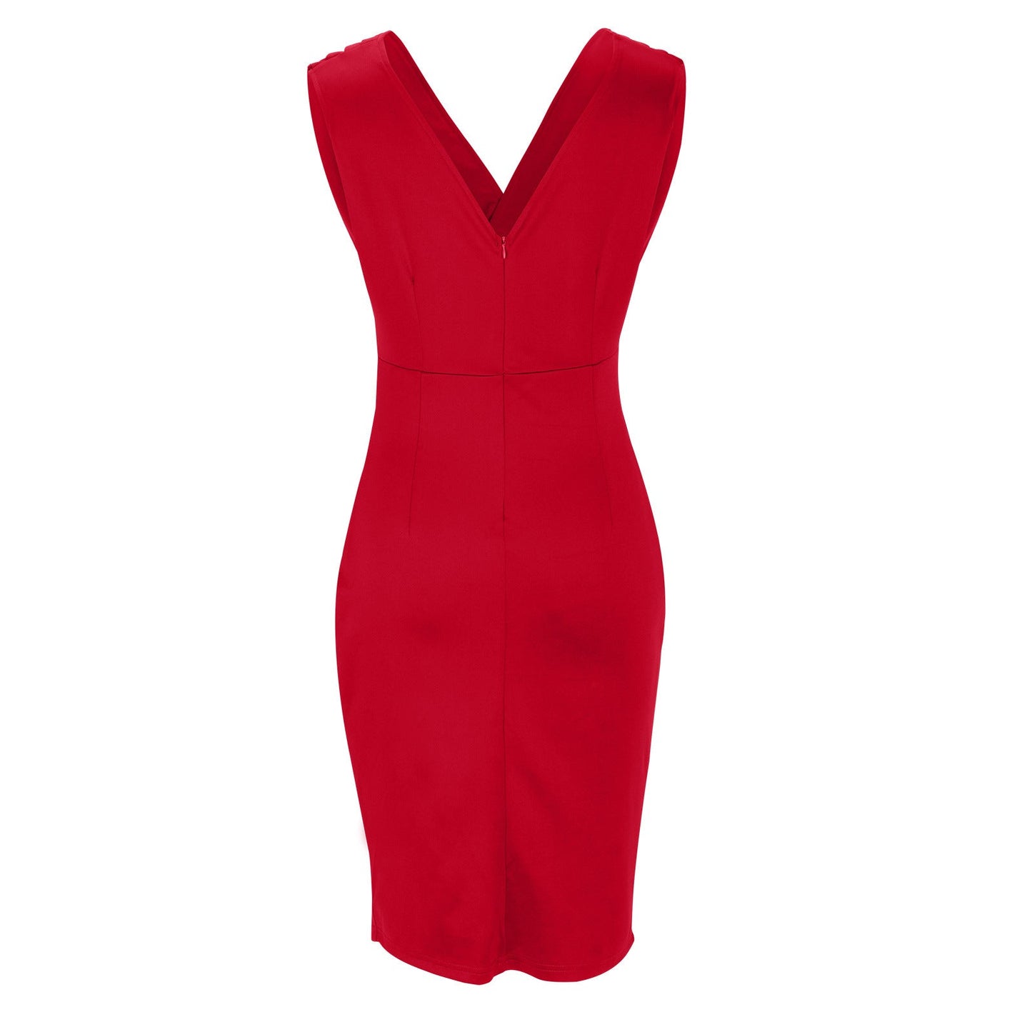Verona Vestido de Lujo con Escote Cruzado y Abertura Lateral Elegante