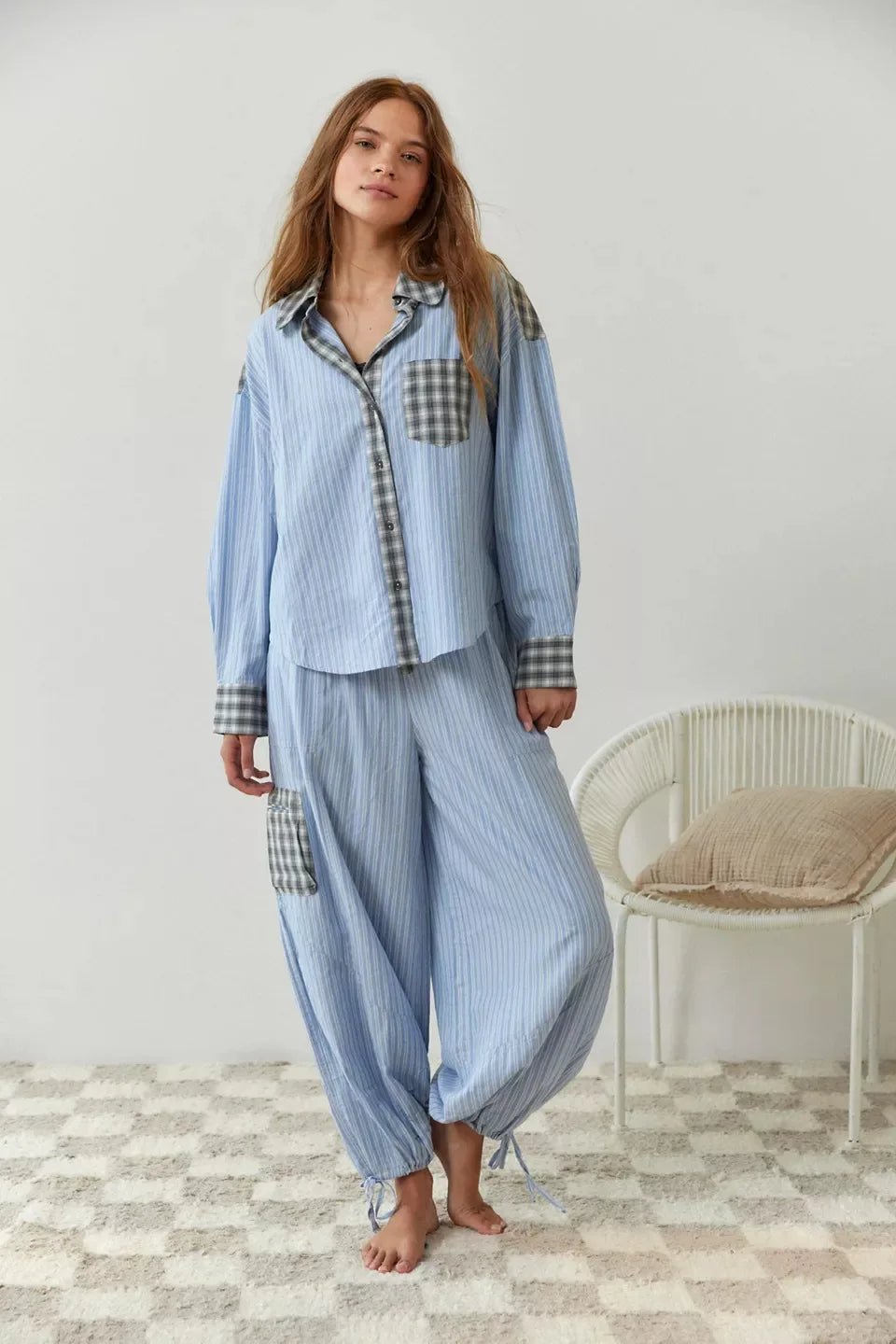 Pijama Madeline para mujer con ajuste suelto y tela suave