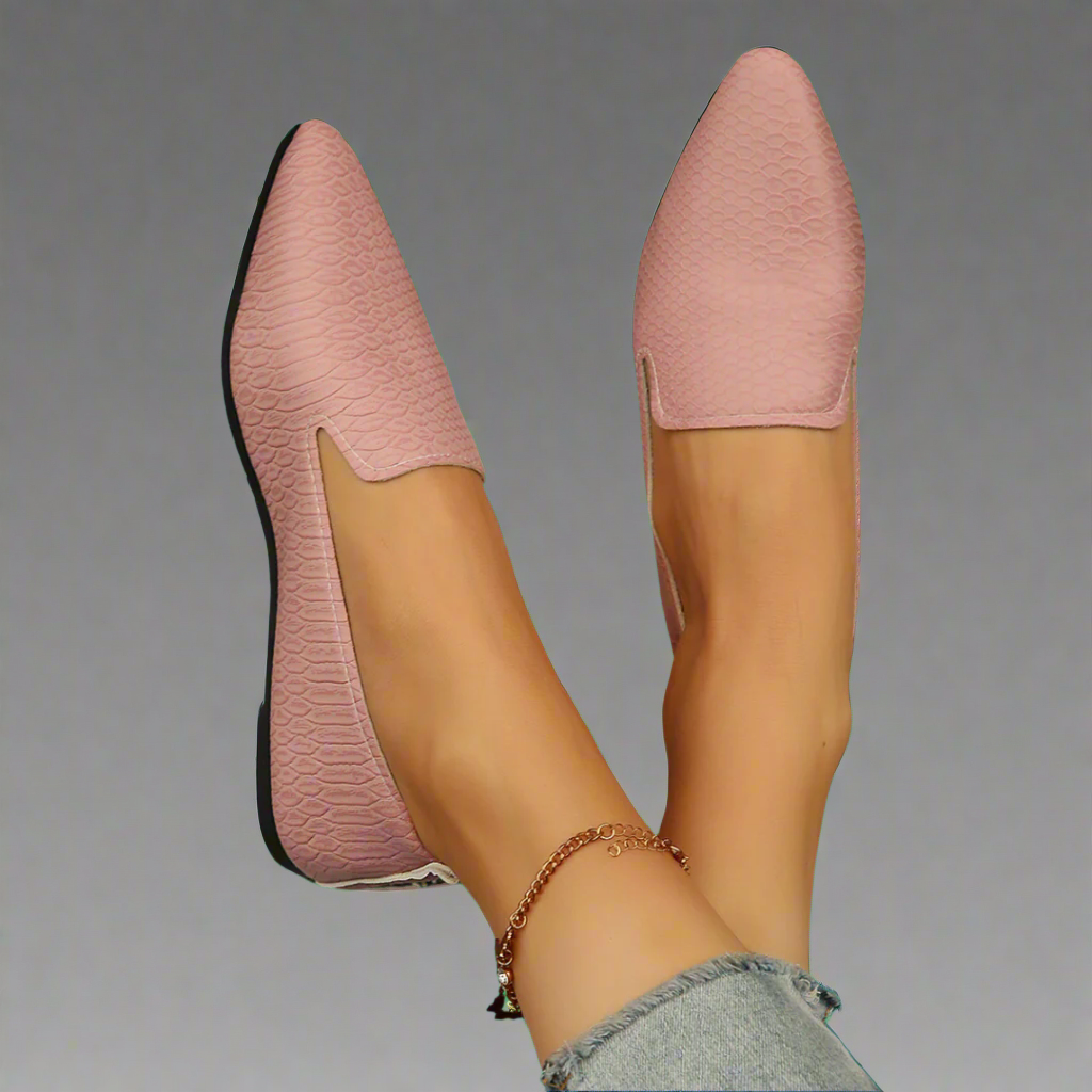 Zapatos planos clásicos Vilhild para mujer ajuste amplio confort