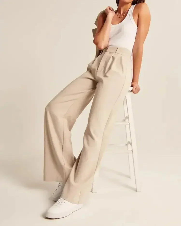 Pantalón tailored Lucia para mujer con ajuste elegante y tejido suave