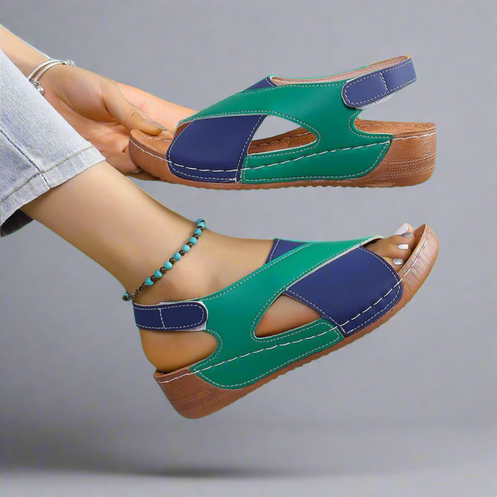 Sandalias ortopédicas ultraplano y cómodas para mujer, diseño elegante y transpirable