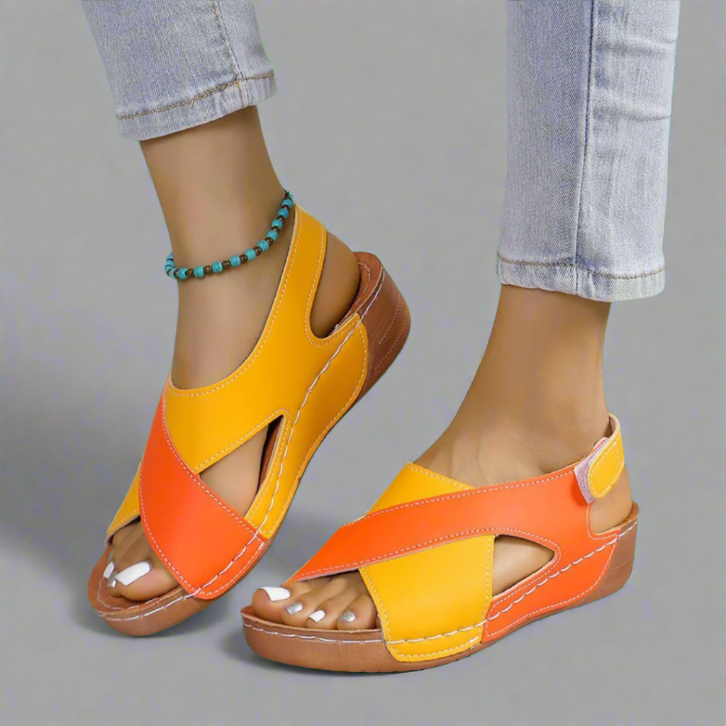 Sandalias ortopédicas ultraplano y cómodas para mujer, diseño elegante y transpirable