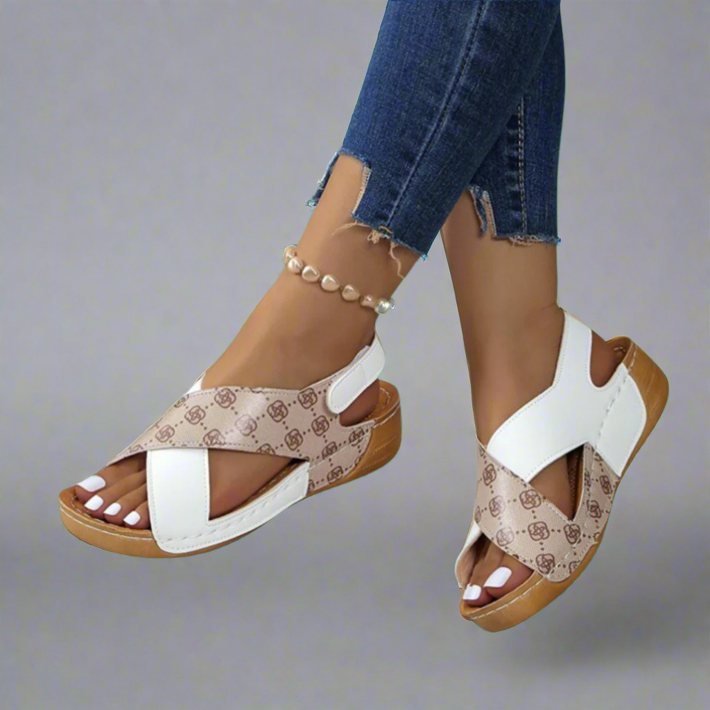 Sandalias ortopédicas ultraplano y cómodas para mujer, diseño elegante y transpirable