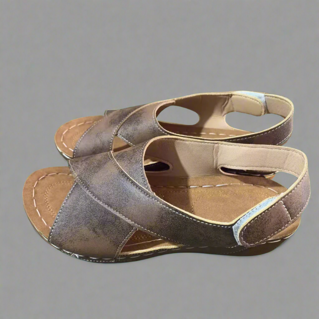 Sandalias ortopédicas ultraplano y cómodas para mujer, diseño elegante y transpirable