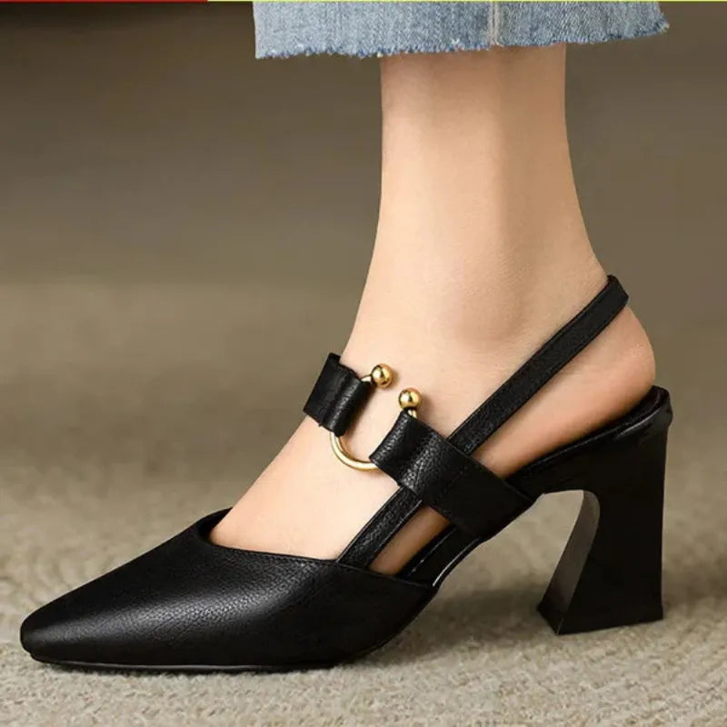 Tacones ortopédicos Tatiana mujer con tacón de bloque y diseño elegante