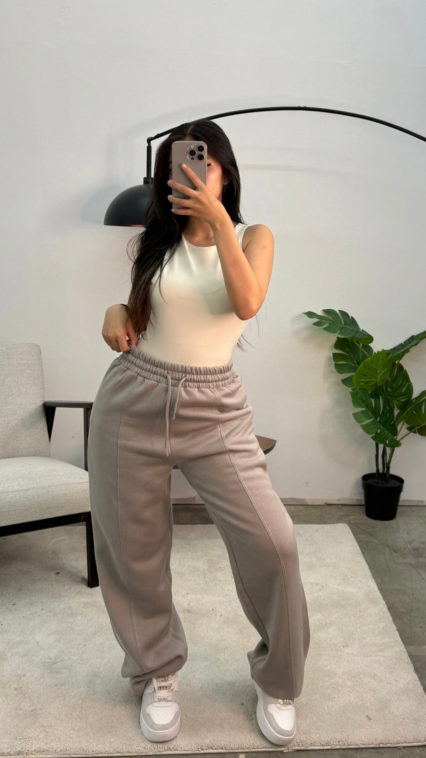 Comfortabel joggingpak dames, zachte ademende stof, minimalistisch design