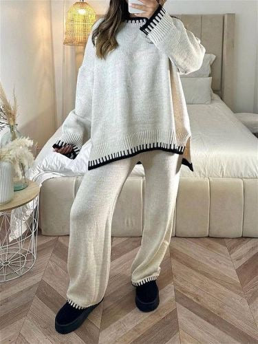 Conjunto de lana Zoe para mujer con diseño minimalista y ajuste cómodo