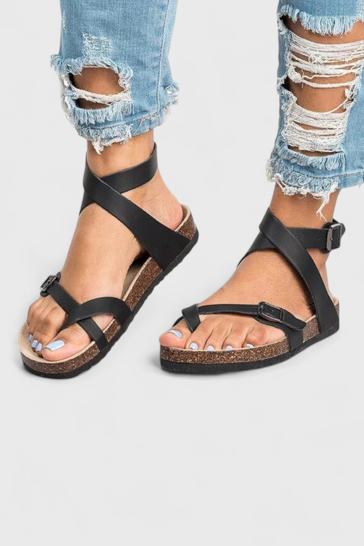 Nayeli Sandalias de Verano Elegantes con Plantilla Suave y Diseño Chic