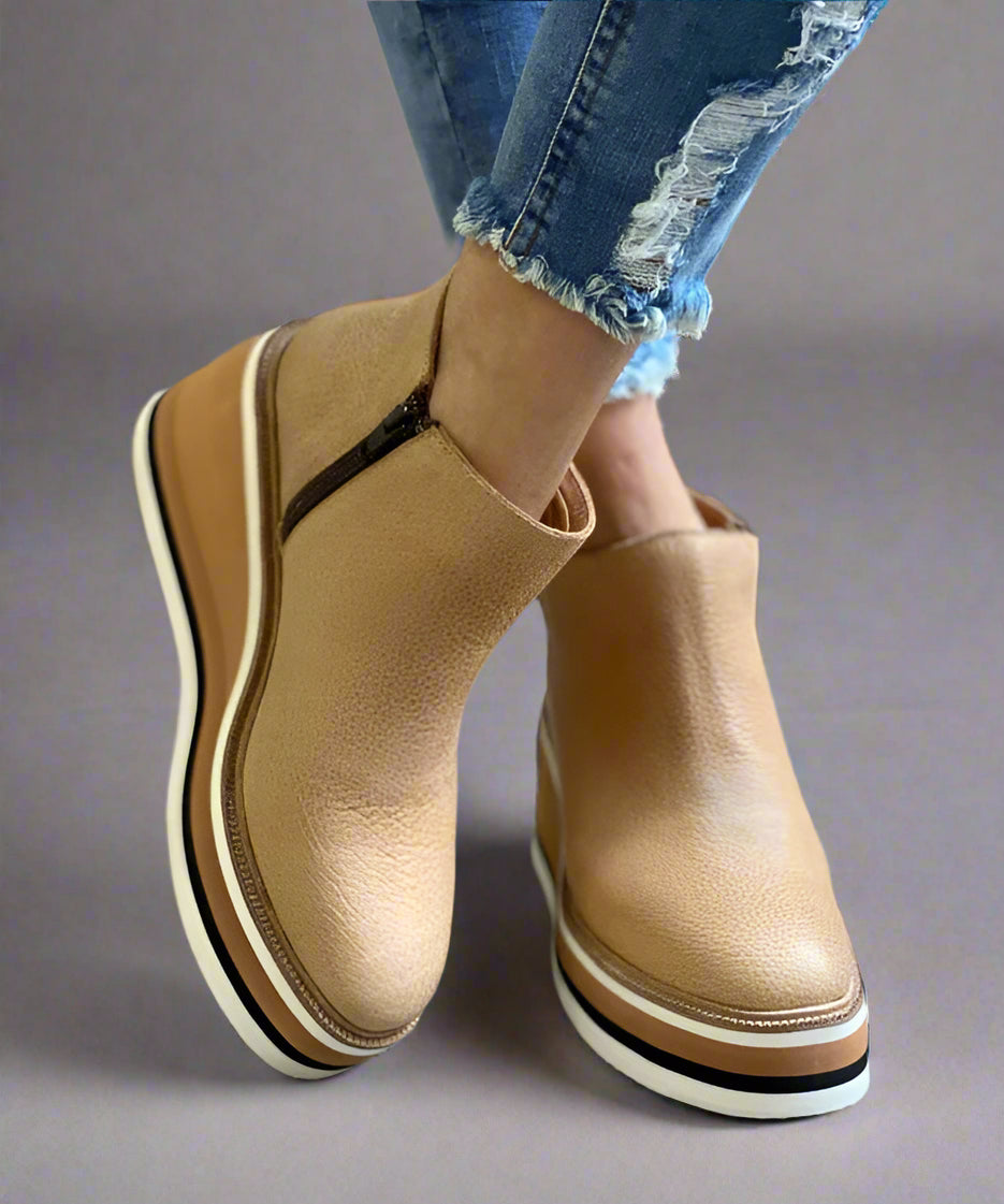 Botines elegantes y ligeros para mujer, diseño versátil y transpirable