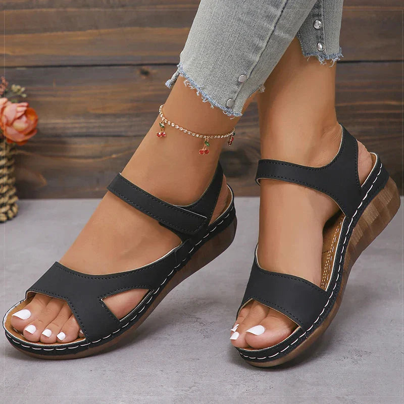 Sandalias ortopédicas Shontelle mujer con suela acolchada y diseño moderno