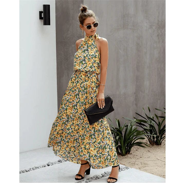 Vestido colorido Edith de Ibiza con diseño bohemio vibrante