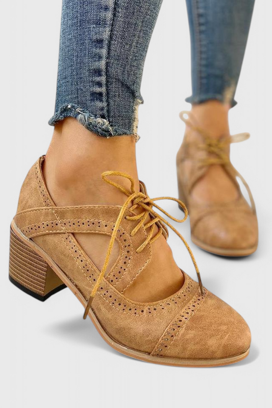 Coral Zapatos Vintage con Encanto Clásico y Suela Duradera