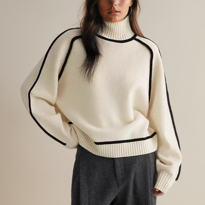 Suéter de cuello alto Heidi™ para mujer con diseño elegante y cómodo