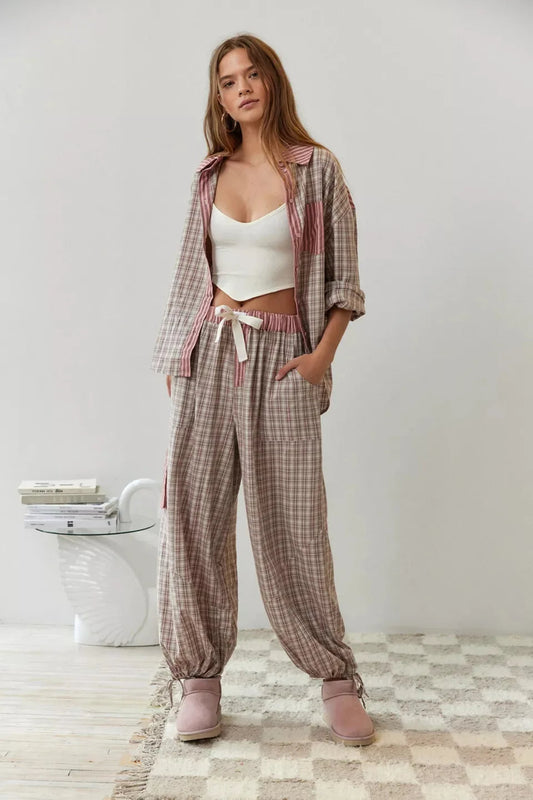 Pijama Madeline para mujer con ajuste suelto y tela suave
