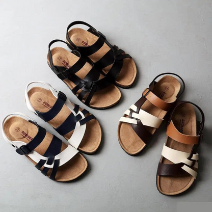 Sandalias elegantes y cómodas para mujer, diseño versátil y transpirable