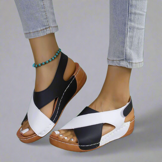 Sandalias ortopédicas ultraplano y cómodas para mujer, diseño elegante y transpirable