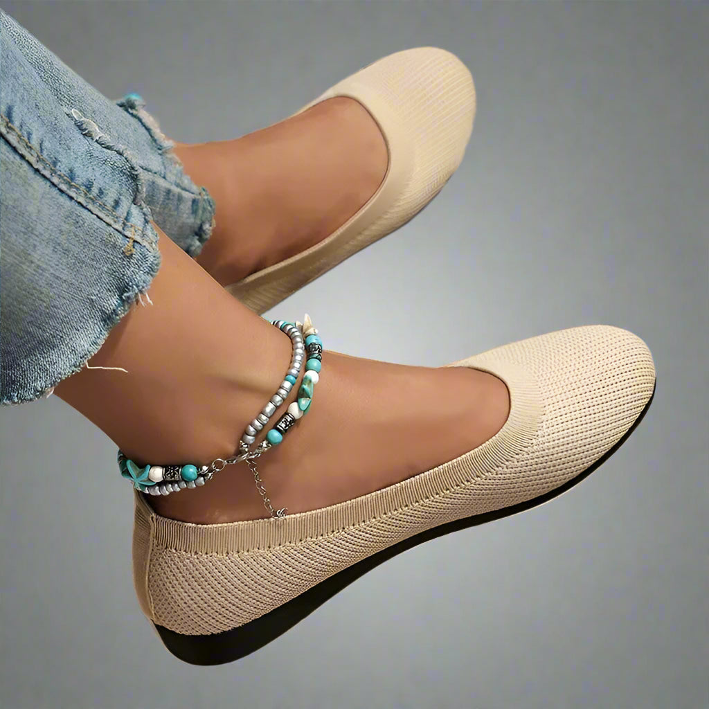 Zapatos elegantes y cómodos para mujer, diseño versátil y transpirable