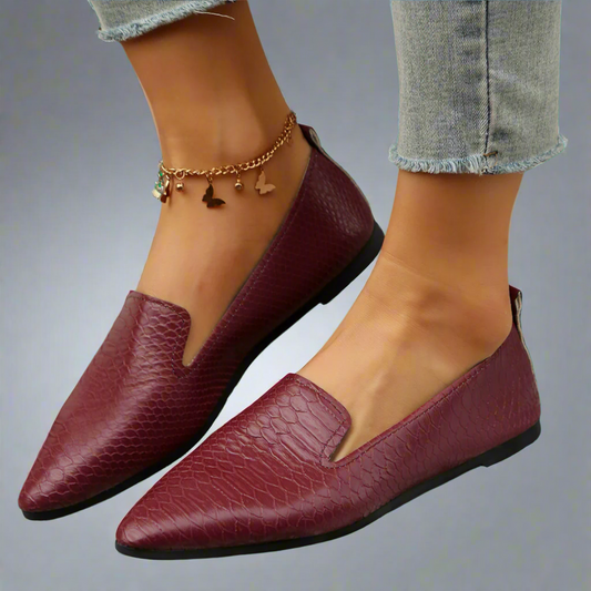 Zapatos planos clásicos Vilhild para mujer ajuste amplio confort