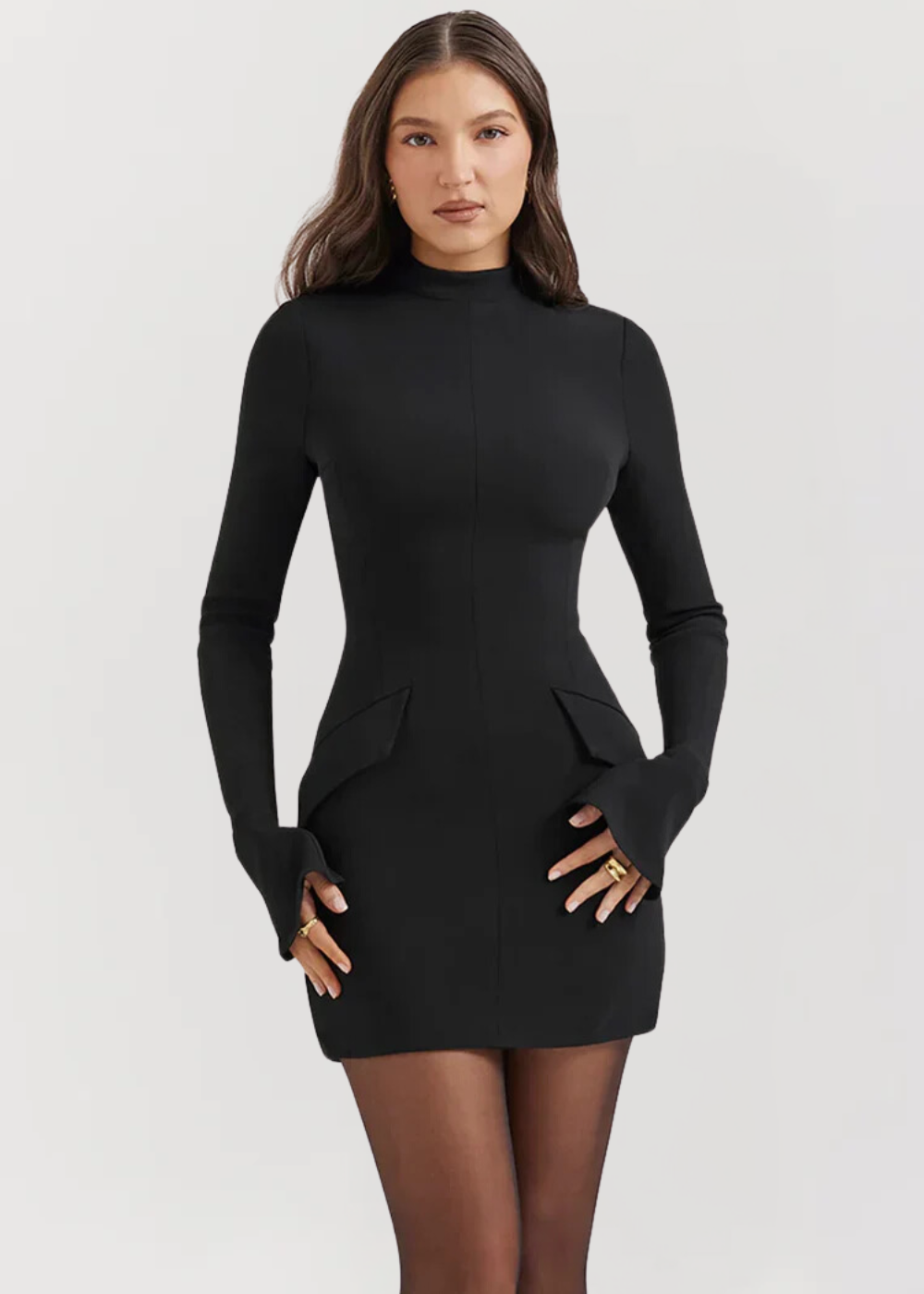 Vestido Bodycon Mujer – Diseño Ajustado y Elegante – Layla Knitted Mini Dress