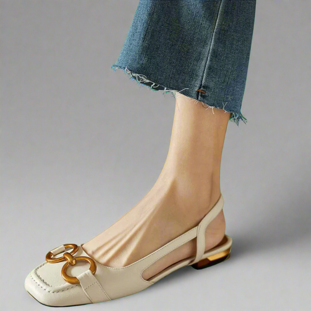 Sandalias ortopédicas elegantes y cómodas para mujer, alivian el dolor de juanetes y espolón calcáneo
