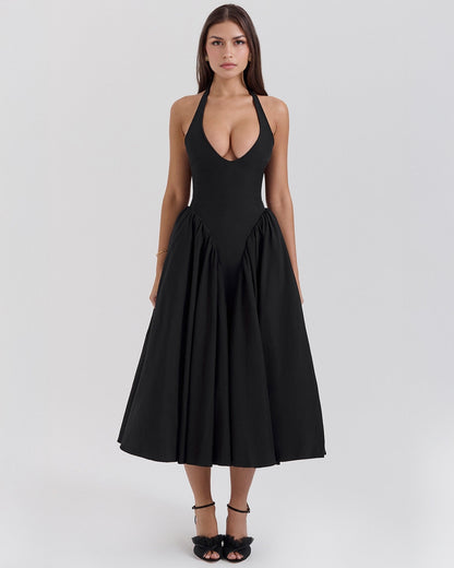 Vestido Midi Rojo Mujer – Estilo Icónico y Elegante – Glamour Monroe