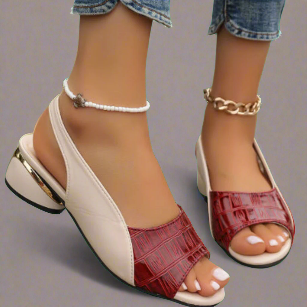 Sandalias elegantes y cómodas para mujer, transpirables y de alta calidad