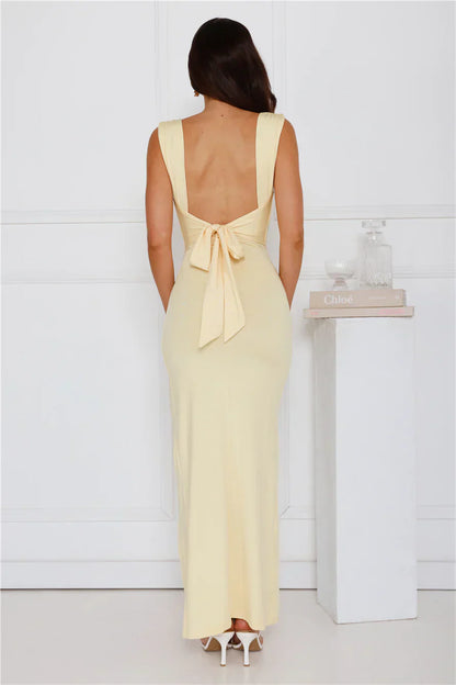 Ellie™ vestido elegante sin mangas con escote suave y falda con vuelo para mujer