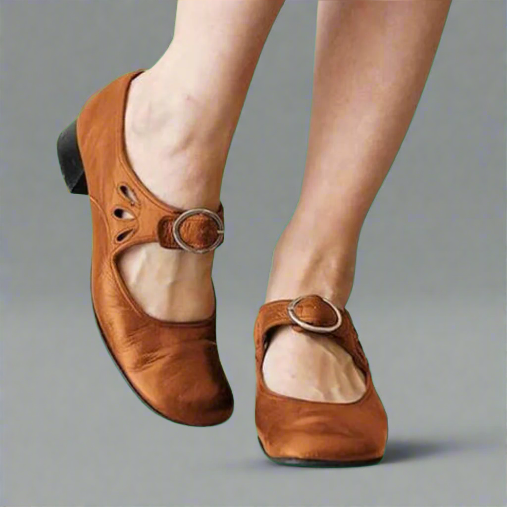 Sandalias Gunda elegantes y cómodas para dama en color negro