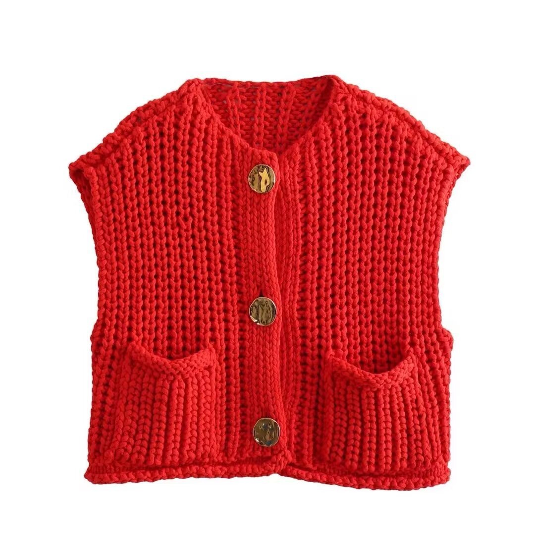 Suéter de punto Saar para mujer con diseño simple y elegante
