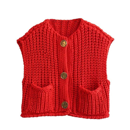 Suéter de punto Saar para mujer con diseño simple y elegante