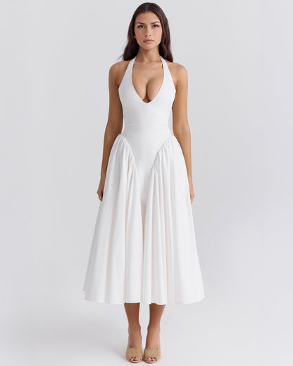 Vestido Midi Rojo Mujer – Estilo Icónico y Elegante – Glamour Monroe