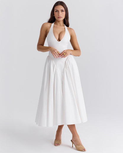 Vestido Midi Rojo Mujer – Estilo Icónico y Elegante – Glamour Monroe