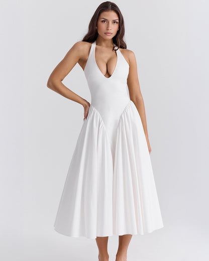 Vestido Midi Rojo Mujer – Estilo Icónico y Elegante – Glamour Monroe