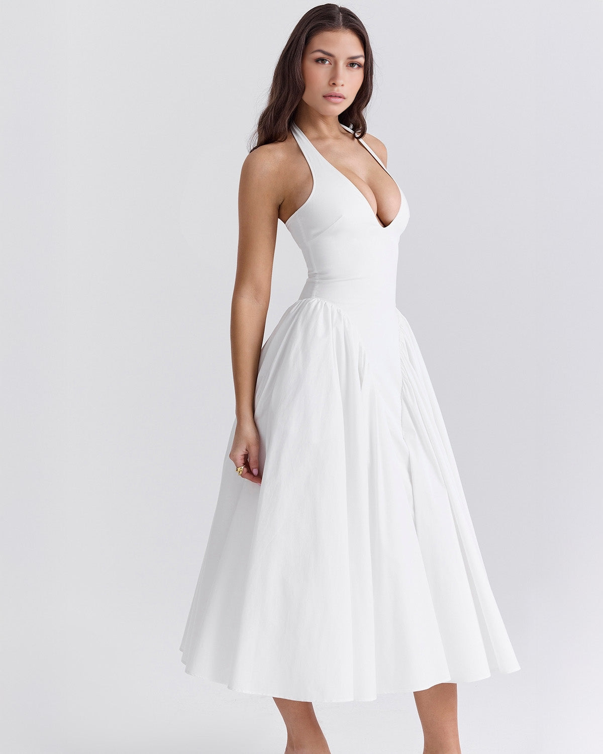 Vestido Midi Rojo Mujer – Estilo Icónico y Elegante – Glamour Monroe