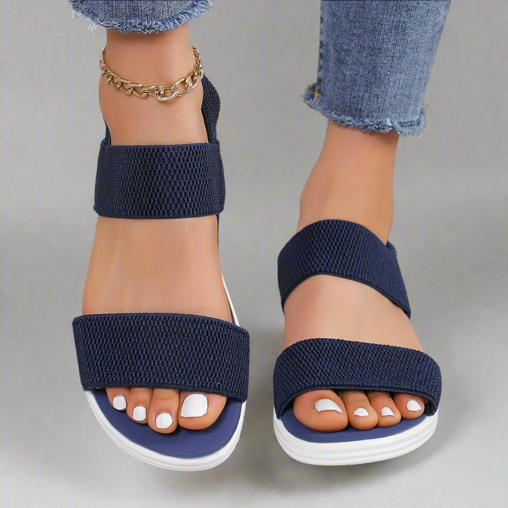 Sandalias ortopédicas cómodas para mujer, alivio de dolor en los pies y estilo elegante