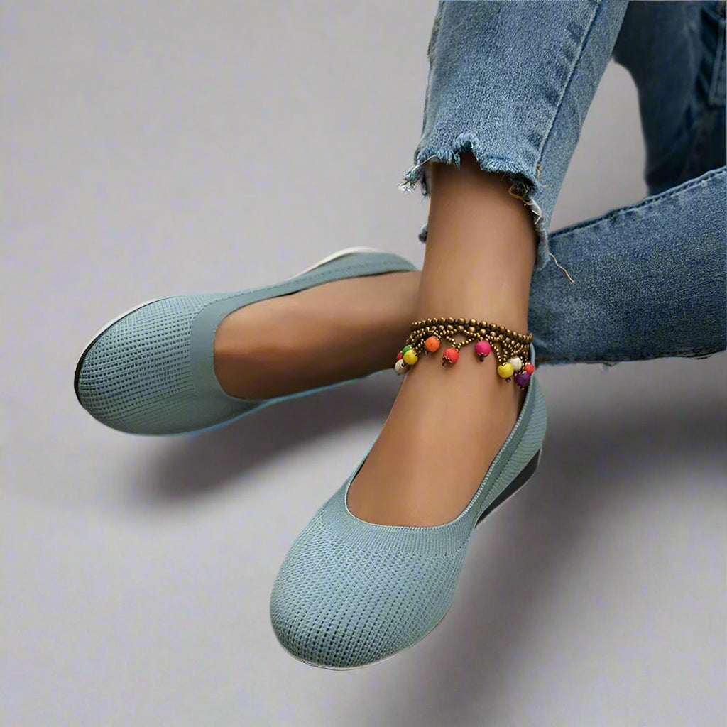 Zapatos elegantes y cómodos para mujer, diseño versátil y transpirable