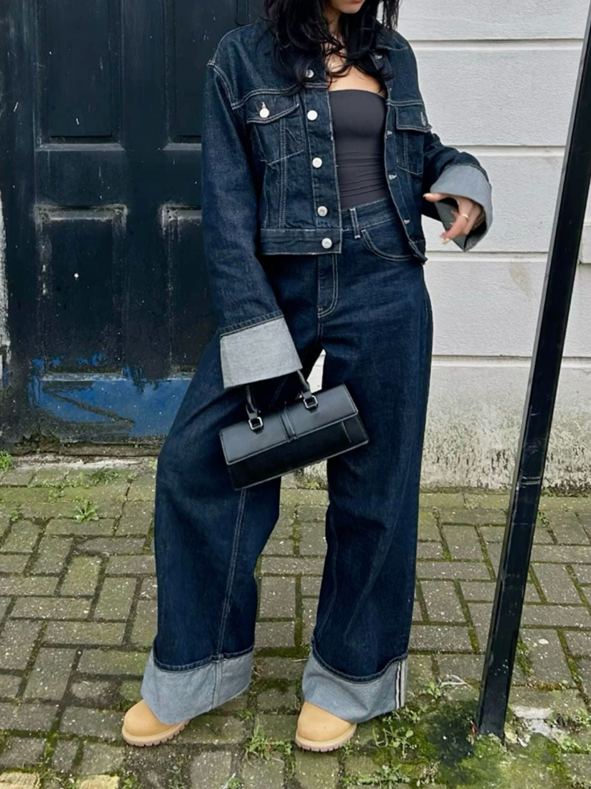 Conjunto de Denim Mujer – Estilo Clásico y Moderno – Luna