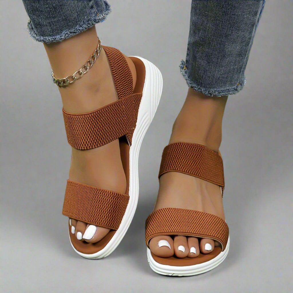 Sandalias ortopédicas cómodas para mujer, alivio de dolor en los pies y estilo elegante