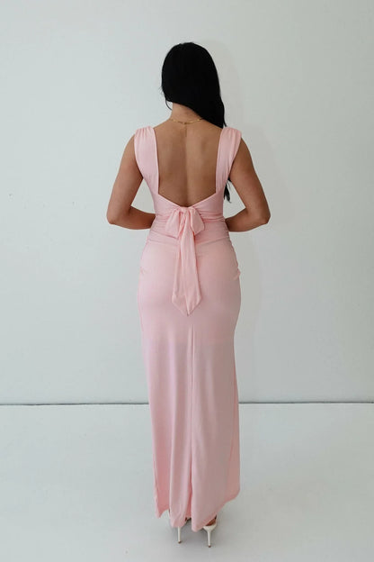 Ellie™ vestido elegante sin mangas con escote suave y falda con vuelo para mujer