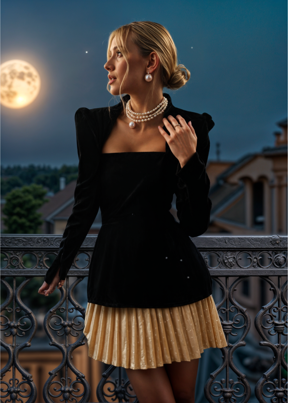 Amanda vestido de terciopelo elegante para mujer, ideal para ocasiones especiales