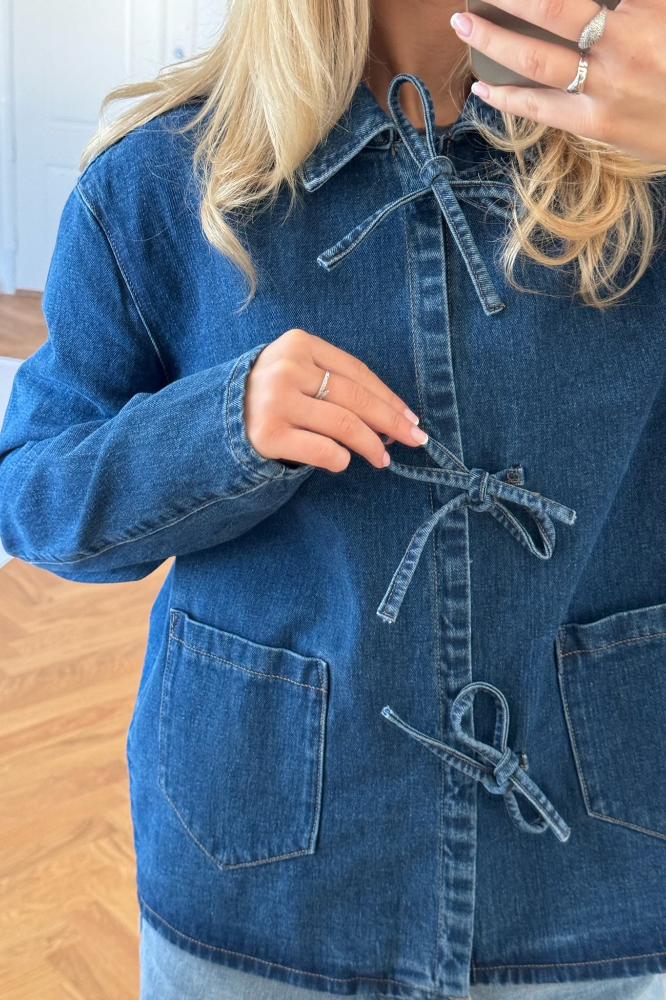 Chaqueta de denim mujer Raya, clásica y estilizada