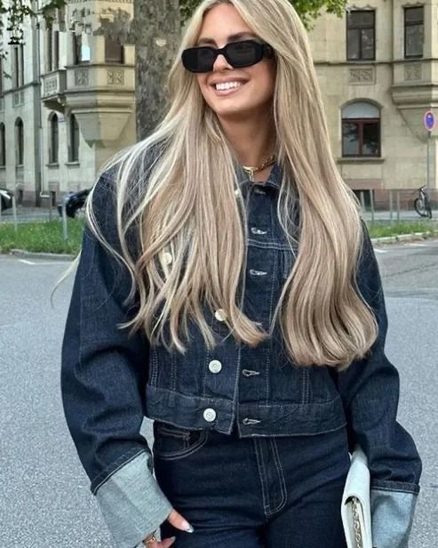 Conjunto de denim Luna para mujer con diseño clásico y moderno