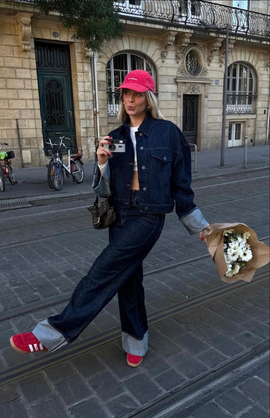 Conjunto de denim Luna para mujer con diseño clásico y moderno