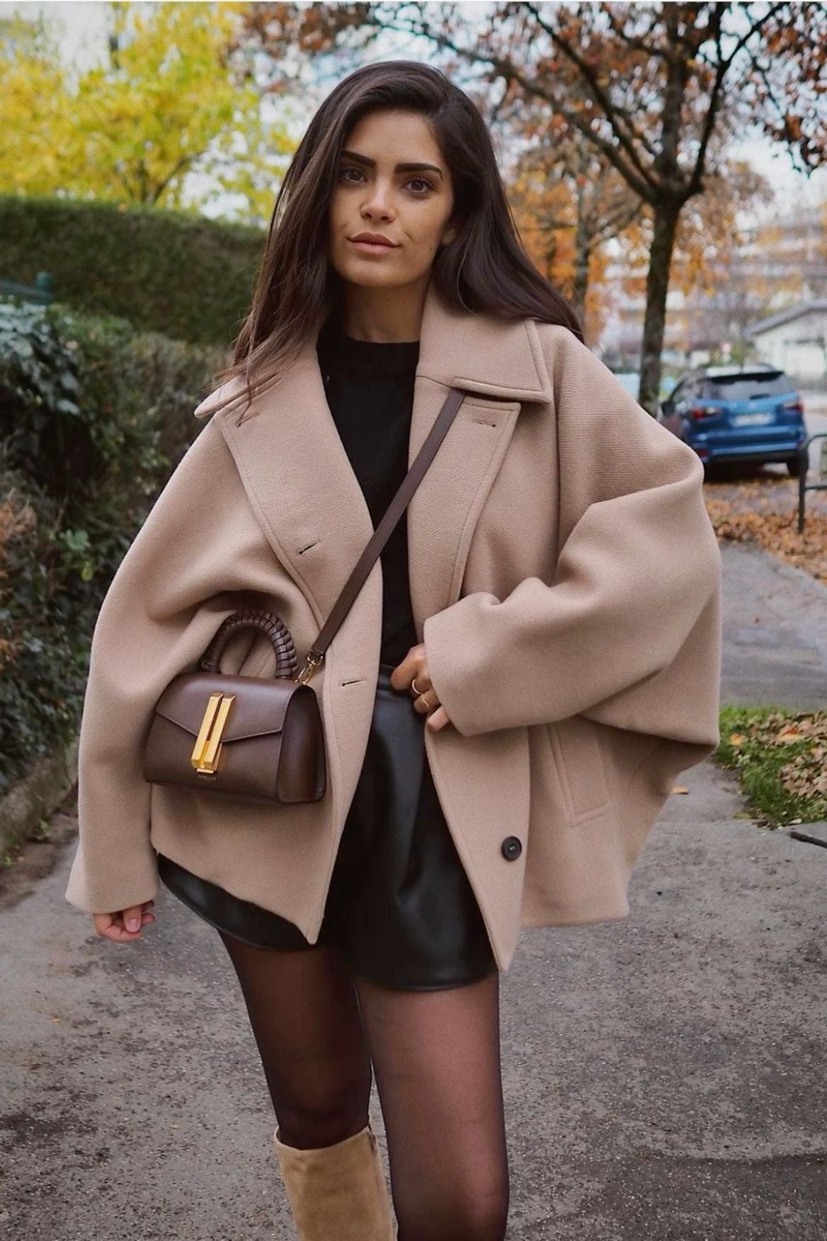 Abrigo de Lana Oversized – Elegante y Cómodo para Mujer – Estilo de Otoño Lujoso