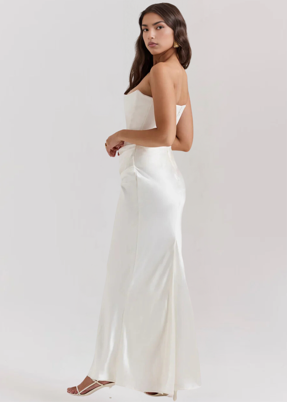 Vestido Maxi Strapless Mujer – Silueta Fluye y Elegante – Juni Strapless Maxi Dress