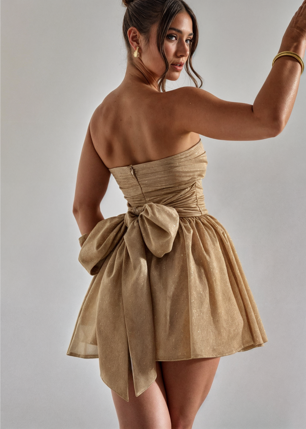 Vestido Mini Lentejuelas Mujer – Brillante y Elegante – Lila Sequin Mini Dress