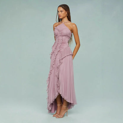 Vestido lila Anneliese para mujer con corte suelto y estilo elegante