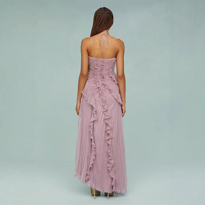 Vestido lila Anneliese para mujer con corte suelto y estilo elegante