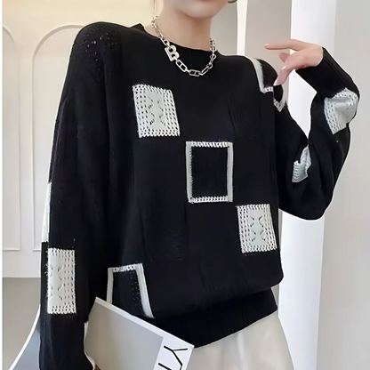 Top Nina de kasjmier para mujer, elegante y cómodo, ideal para invierno, disponible en Sofia Barcelona